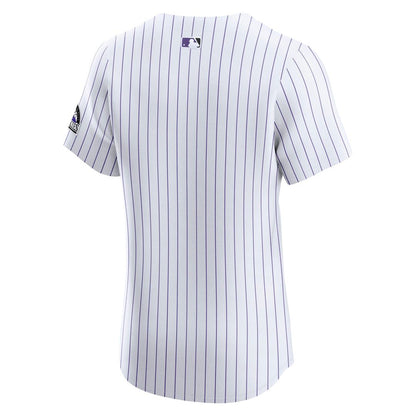 Colorado Rockies Nike Home Elite Jersey - White MLB Team Jersey Baseball Fan Apparel