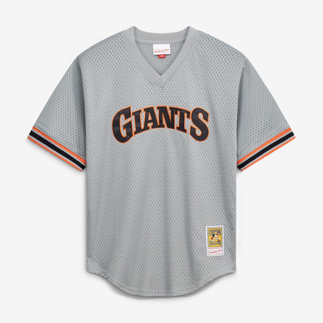 San Francisco Giants Will Clark Mitchell & Ness Authentic Batting Practice Jersey - Gray MLB Team Jersey Baseball Fan Apparel