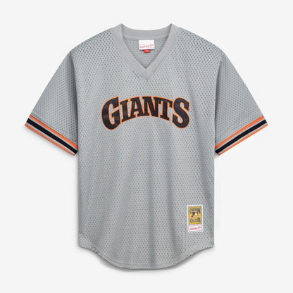 San Francisco Giants Will Clark Mitchell & Ness Authentic Batting Practice Jersey - Gray MLB Team Jersey Baseball Fan Apparel