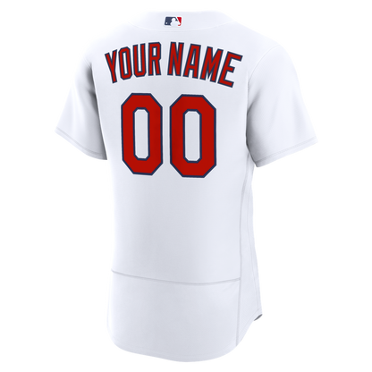 St. Louis Cardinals Nike Home Authentic Custom Jersey - White MLB Team Jersey Baseball Fan Apparel