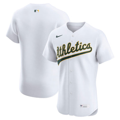 Athletics Nike Home Elite Jersey - White MLB Team Jersey Baseball Fan Apparel