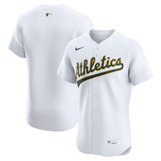 Athletics Nike Home Elite Jersey - White MLB Team Jersey Baseball Fan Apparel