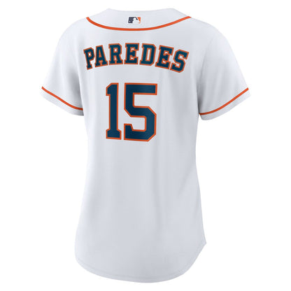 Houston Astros Isaac Paredes Nike Women's Home Replica Jersey - White MLB Team Jersey Baseball Fan Apparel