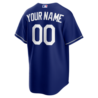 Los Angeles Dodgers Nike Alternate Replica Custom Jersey - Royal MLB Team Jersey Baseball Fan Apparel
