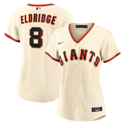 San Francisco Giants Bryce Eldridge Nike Women's Home Replica Jersey - Cream MLB Team Jersey Baseball Fan Apparel