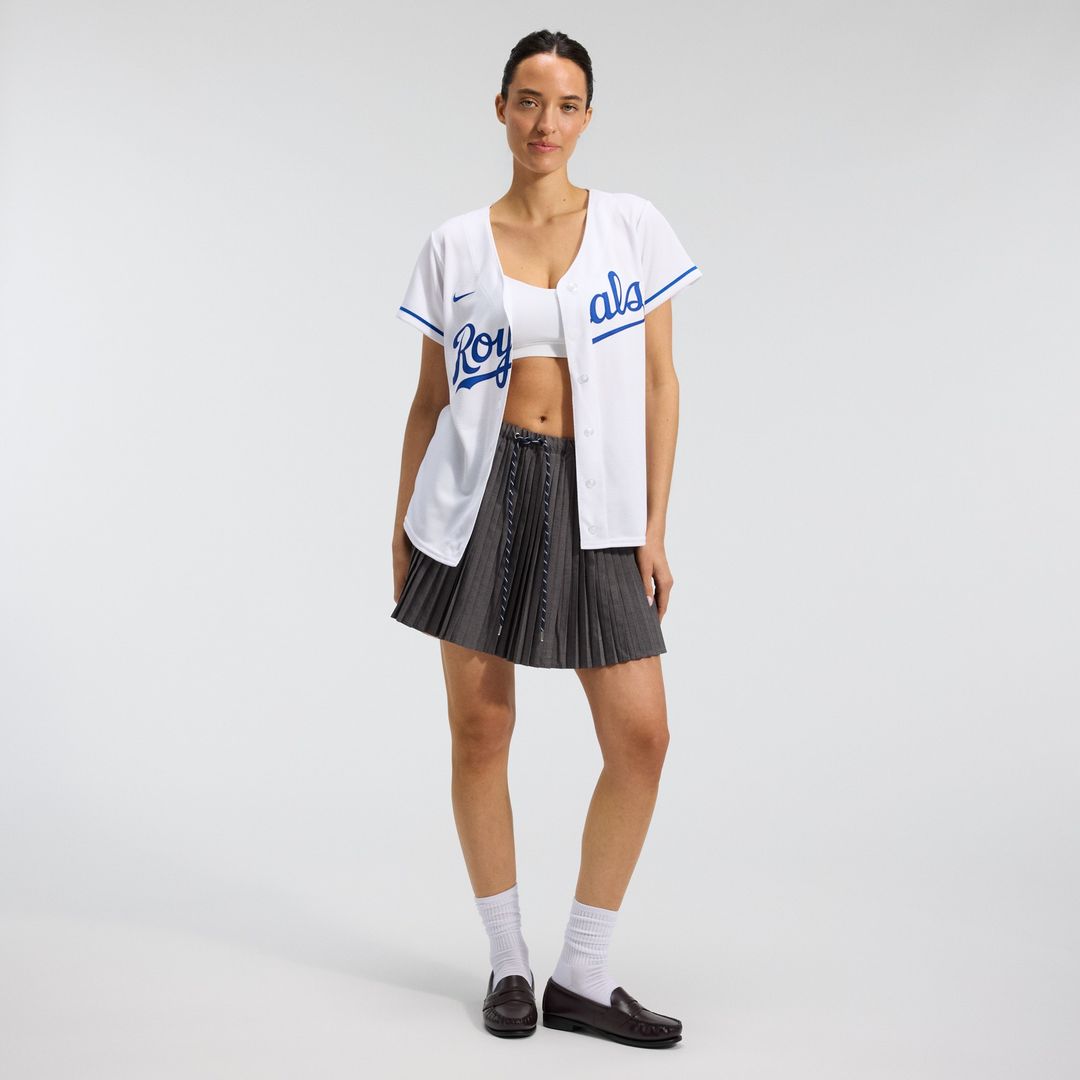 Kansas City Royals Nike Women's Home Replica Team Jersey - White MLB Team Jersey Baseball Fan Apparel
