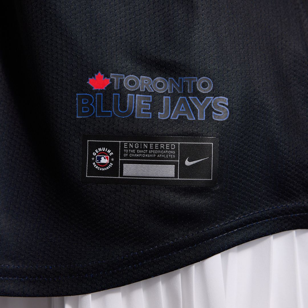 Toronto Blue Jays Vladimir Guerrero Jr. Nike Women's 2024 City Connect Limited Player Jersey - Navy MLB Team Jersey Baseball Fan Apparel
