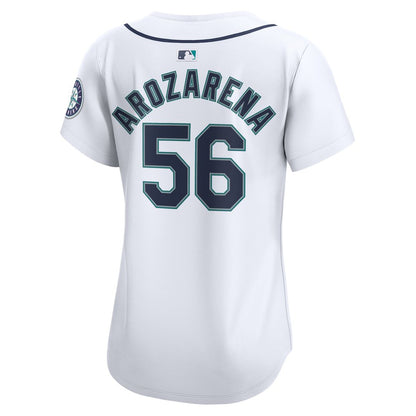 Seattle Mariners Randy Arozarena Nike Women's Home Limited Player Jersey - White MLB Team Jersey Baseball Fan Apparel
