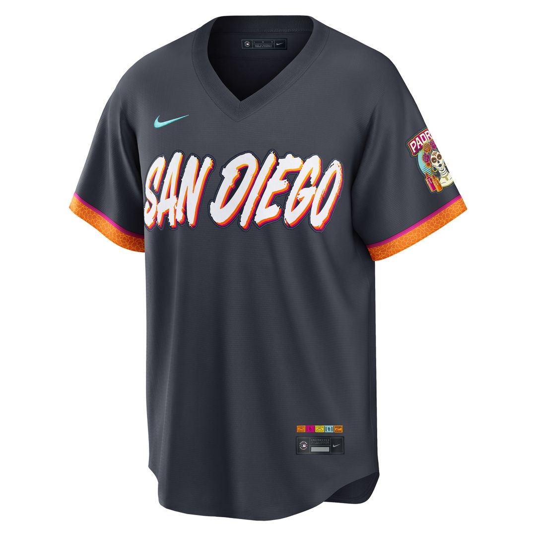 San Diego Padres Nike 2026 City Connect Stadium Jersey - Obsidian MLB Team Jersey Baseball Fan Apparel