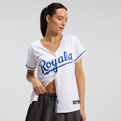 Kansas City Royals Nike Women's Home Replica Team Jersey - White MLB Team Jersey Baseball Fan Apparel