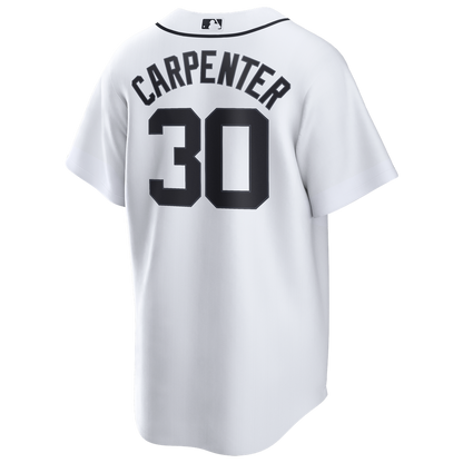 Detroit Tigers Kerry Carpenter Nike Home Replica Jersey - White MLB Team Jersey Baseball Fan Apparel