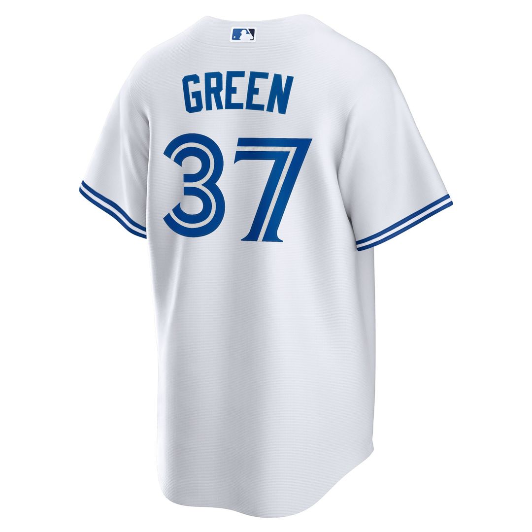 Toronto Blue Jays Chad Green Nike Home Replica Player Jersey - White MLB Team Jersey Baseball Fan Apparel