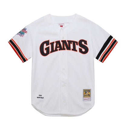 San Francisco Giants Will Clark Mitchell & Ness Cooperstown 1989 Authentic Jersey - White MLB Team Jersey Baseball Fan Apparel