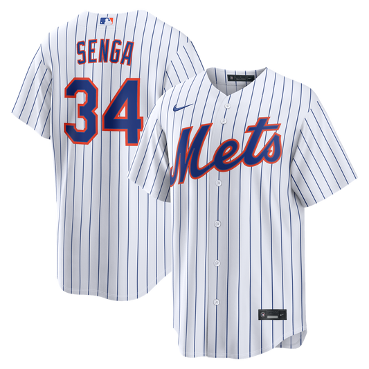 New York Mets Kodai Senga Nike Home Replica Jersey - White MLB Team Jersey Baseball Fan Apparel