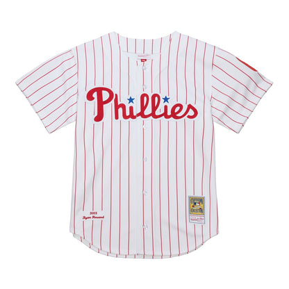 Philadelphia Phillies Ryan Howard Mitchell & Ness Cooperstown Authentic Jersey - White MLB Team Jersey Baseball Fan Apparel