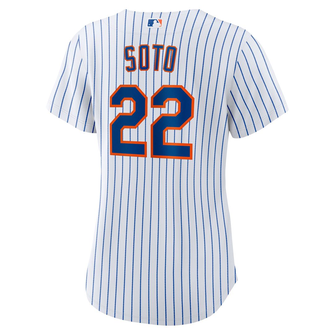 New York Mets Juan Soto Nike Women's Home Replica Player Jersey - White MLB Team Jersey Baseball Fan Apparel