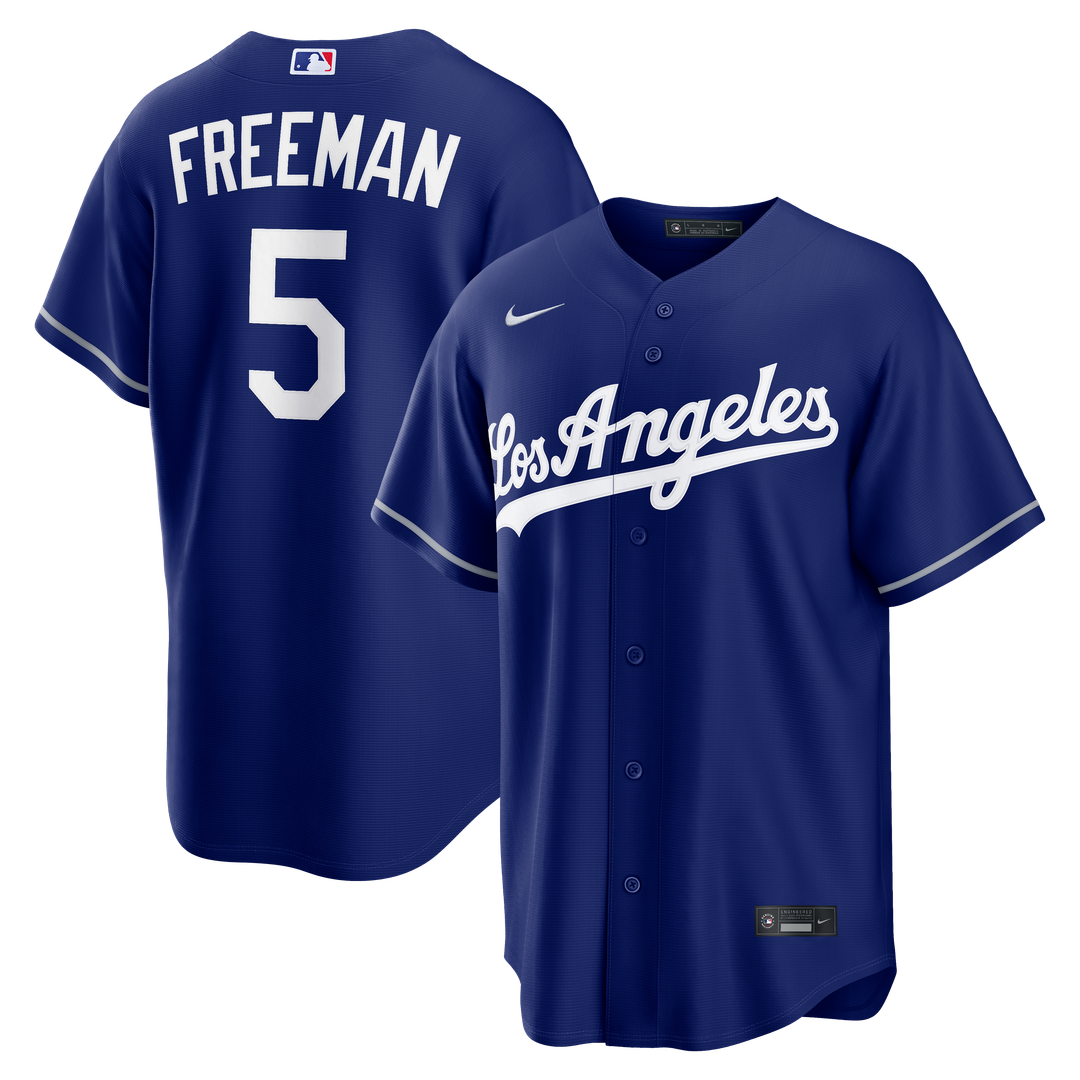 Los Angeles Dodgers Freddie Freeman Nike Alternate Replica Jersey - Royal MLB Team Jersey Baseball Fan Apparel
