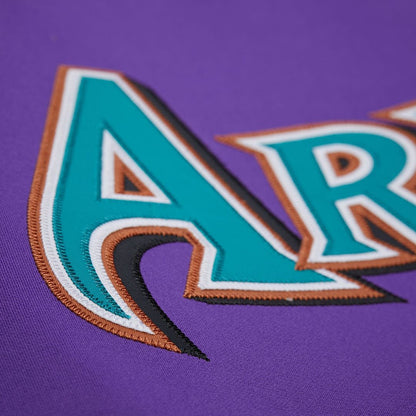 Arizona Diamondbacks Randy Johnson Mitchell & Ness 2000 Throwback Authentic Jersey - Purple MLB Team Jersey Baseball Fan Apparel