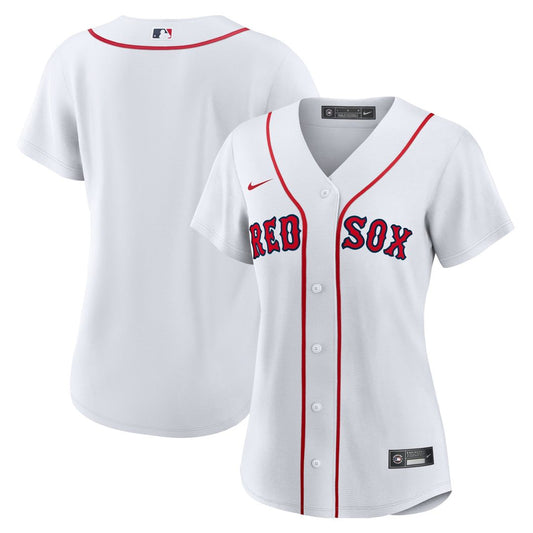 Boston Red Sox Nike Women's Home Replica Team Jersey - White MLB Team Jersey Baseball Fan Apparel