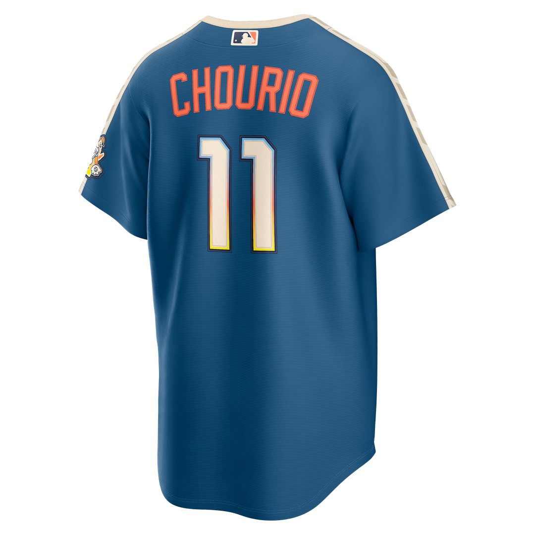Milwaukee Brewers Jackson Chourio Nike 2026 City Connect Stadium Jersey - Mineral Blue MLB Team Jersey Baseball Fan Apparel