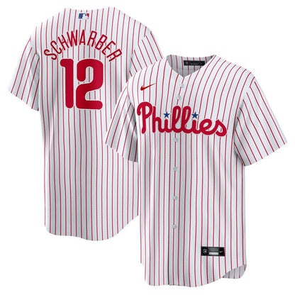 Philadelphia Phillies Kyle Schwarber Nike Replica Player Jersey - White MLB Team Jersey Baseball Fan Apparel