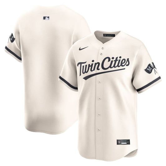 Minnesota Twins Nike Alternate Limited Jersey - Cream MLB Team Jersey Baseball Fan Apparel
