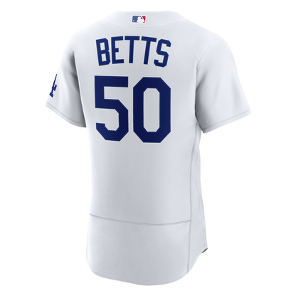 Los Angeles Dodgers Mookie Betts Nike Home Authentic Jersey - White MLB Team Jersey Baseball Fan Apparel