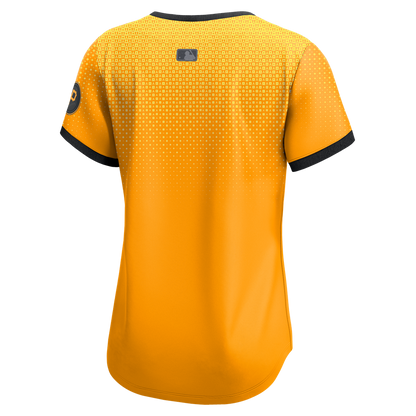 Pittsburgh Pirates Nike Women's City Connect Limited Jersey - Gold MLB Team Jersey Baseball Fan Apparel