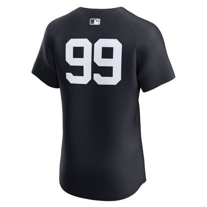 New York Yankees Aaron Judge Nike Alternate 2 Elite Jersey - Navy MLB Team Jersey Baseball Fan Apparel