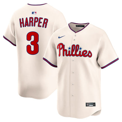 Philadelphia Phillies Bryce Harper Nike Alternate Limited Player Jersey - Light Blue MLB Team Jersey Baseball Fan Apparel