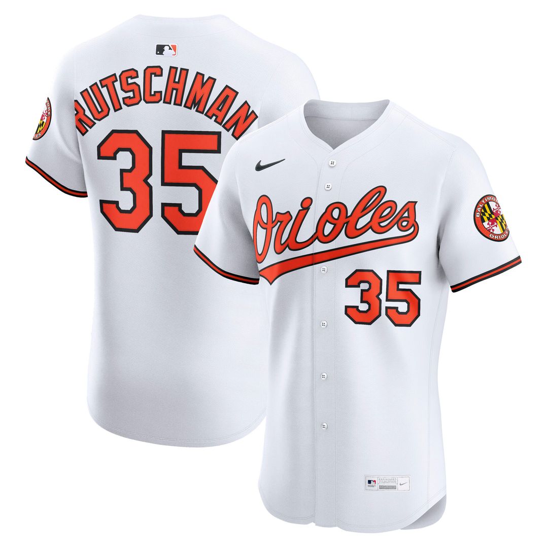 Baltimore Orioles Adley Rutschman Nike Alternate 2 Elite Jersey - Orange MLB Team Jersey Baseball Fan Apparel
