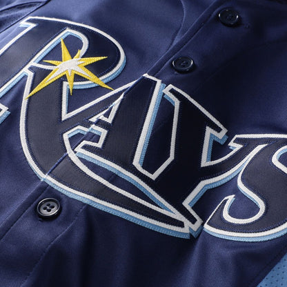Tampa Bay Rays David Price Mitchell & Ness Authentic Batting Practice Jersey - Blue MLB Team Jersey Baseball Fan Apparel