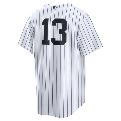 New York Yankees Jazz Chisholm Jr. Nike Home Replica Jersey - White MLB Team Jersey Baseball Fan Apparel
