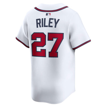 Atlanta Braves Austin Riley Nike Home Limited Player Jersey - White MLB Team Jersey Baseball Fan Apparel