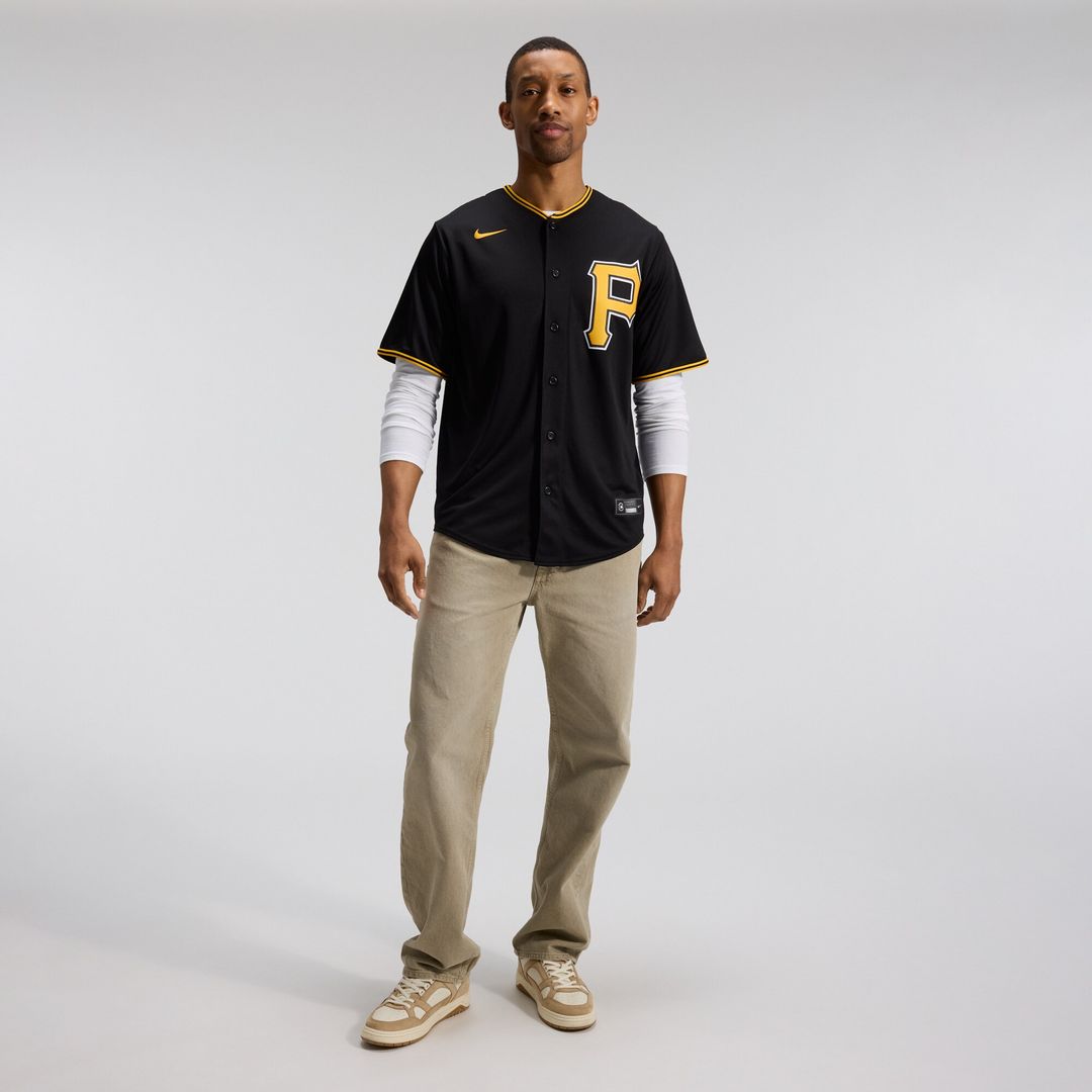 Pittsburgh Pirates Nike Home Replica Team Jersey - White MLB Team Jersey Baseball Fan Apparel