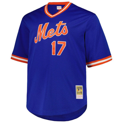 New York Mets Keith Hernandez Mitchell & Ness 1986 Cooperstown Mesh Pullover Jersey - Royal MLB Team Jersey Baseball Fan Apparel