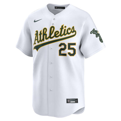 Athletics Brent Rooker Nike Home Limited Player Jersey - White MLB Team Jersey Baseball Fan Apparel