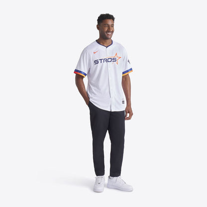 Houston Astros Nike 2025 City Connect Limited Jersey - White MLB Team Jersey Baseball Fan Apparel