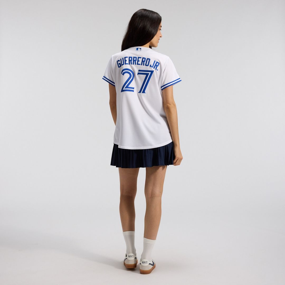 Toronto Blue Jays Vladimir Guerrero Jr. Nike Women's Home Replica Player Jersey - White MLB Team Jersey Baseball Fan Apparel
