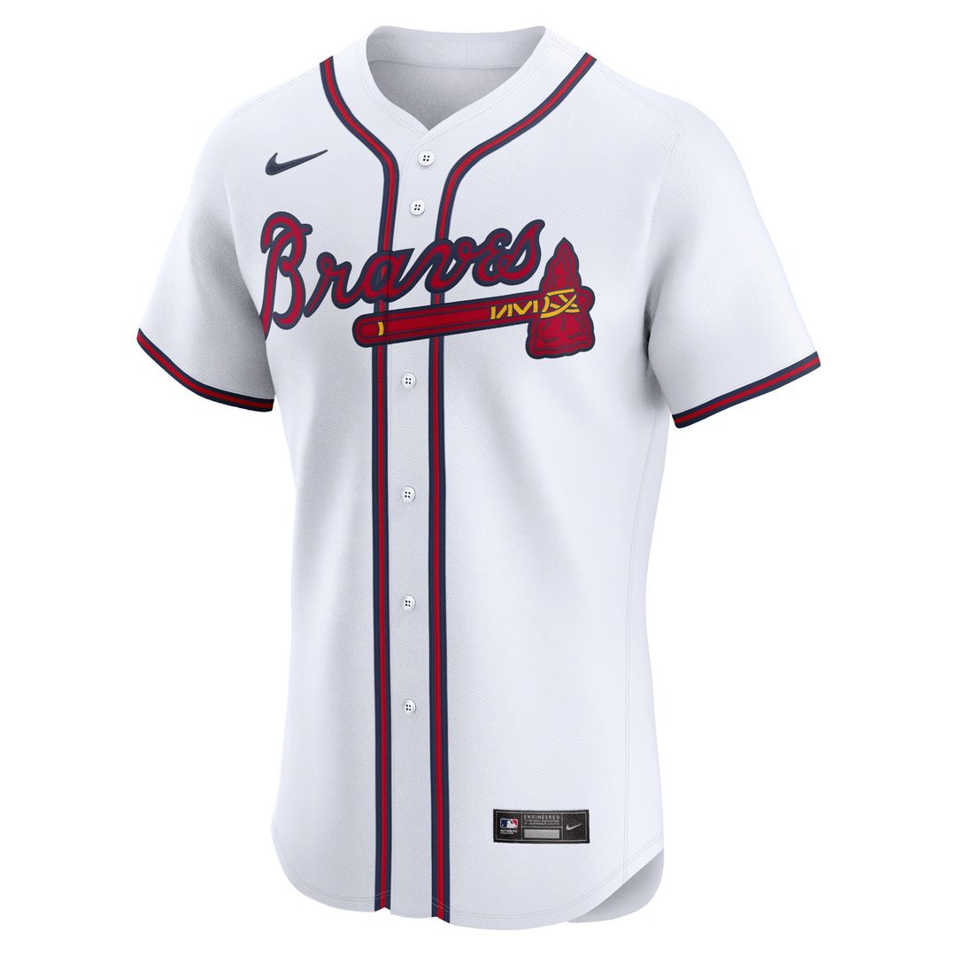 Atlanta Braves Matt Olson Nike Home Elite Player Jersey - White MLB Team Jersey Baseball Fan Apparel