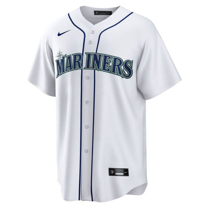 Seattle Mariners JP Crawford Nike Home Replica Jersey - White MLB Team Jersey Baseball Fan Apparel