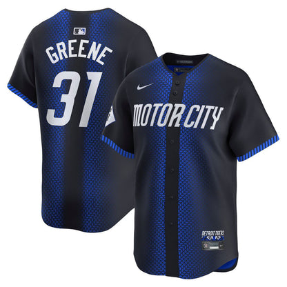 Detroit Tigers Riley Greene Nike City Connect Limited Jersey - Navy MLB Team Jersey Baseball Fan Apparel