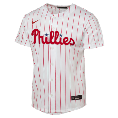 Philadelphia Phillies Kyle Schwarber Nike Youth Home Replica Jersey - White MLB Team Jersey Baseball Fan Apparel