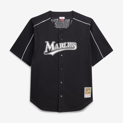 Miami Marlins Miguel Cabrera Mitchell & Ness Big & Tall Cooperstown Mesh Batting Practice Jersey - Black MLB Team Jersey Baseball Fan Apparel