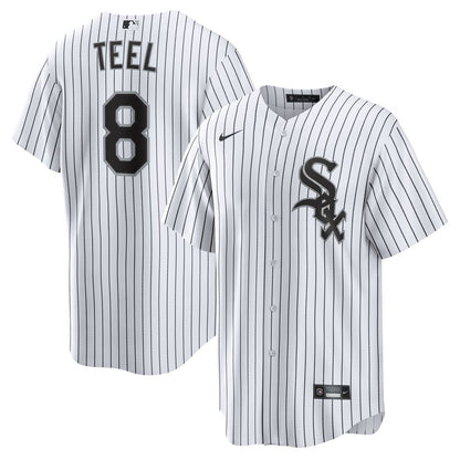 Chicago White Sox Kyle Teel Nike Home Replica Jersey - White MLB Team Jersey Baseball Fan Apparel