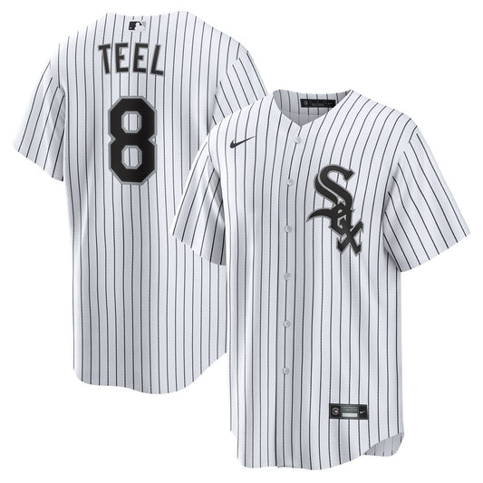 Chicago White Sox Kyle Teel Nike Home Replica Jersey - White MLB Team Jersey Baseball Fan Apparel