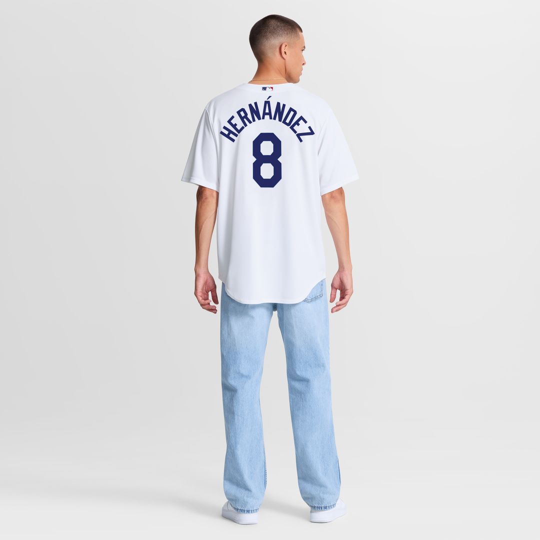 Los Angeles Dodgers Enrique Hernández Nike Home Replica Jersey - White MLB Team Jersey Baseball Fan Apparel