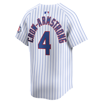 Chicago Cubs Pete Crow - Armstrong Nike 150th Anniversary Limited Jersey - White MLB Team Jersey Baseball Fan Apparel