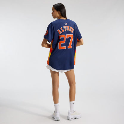 Houston Astros Jose Altuve Nike Women's Alternate Limited Player Jersey - Navy MLB Team Jersey Baseball Fan Apparel
