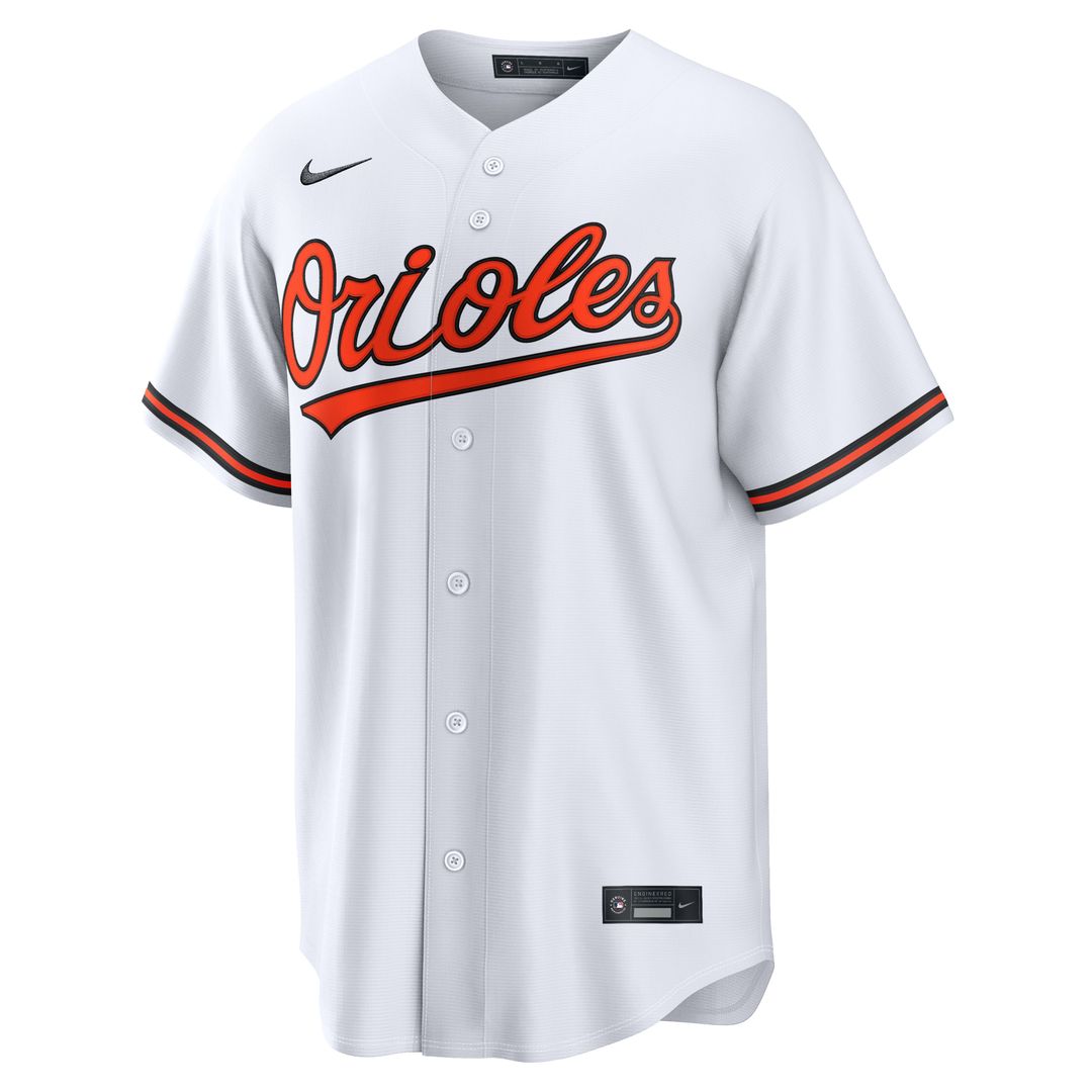 Baltimore Orioles Nike Home Replica Jersey - White MLB Team Jersey Baseball Fan Apparel